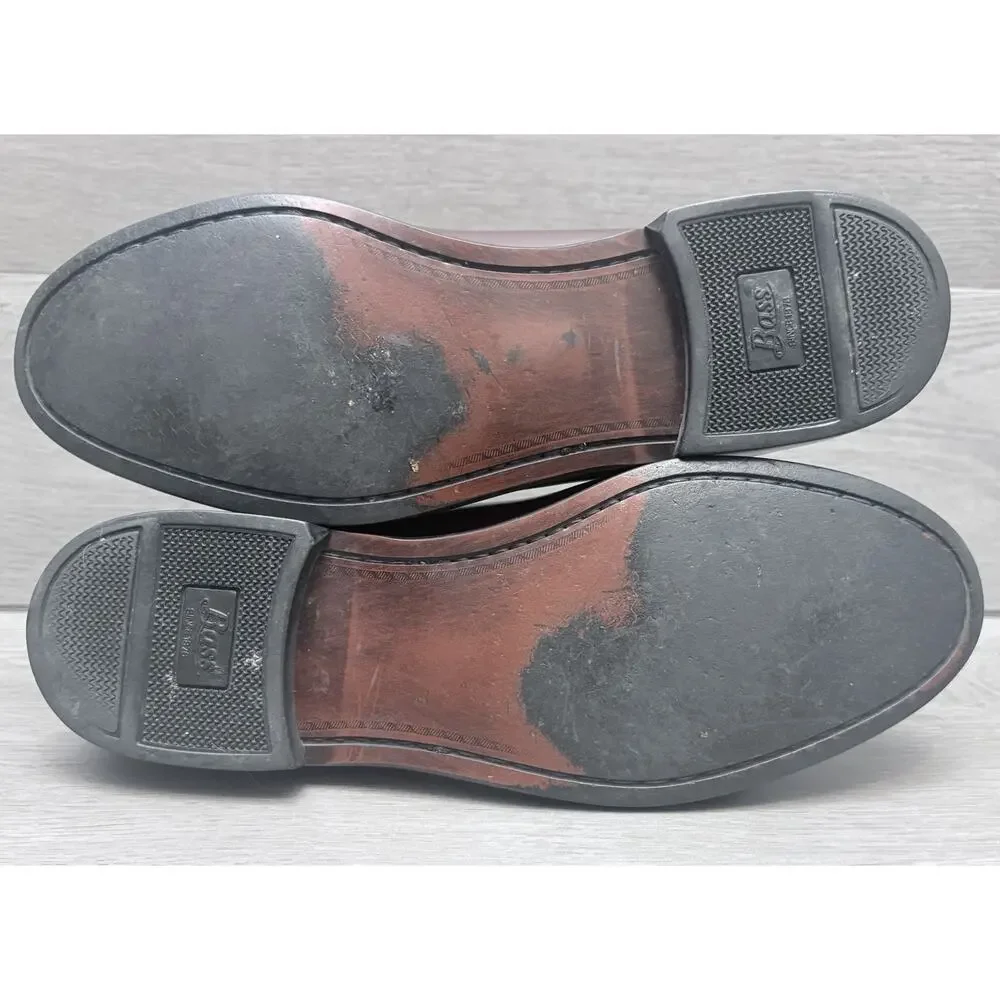 G.H. Bass Weejuns Loafers Layton Tassel Kiltie Burgundy Wine Loafers Size 9.5D